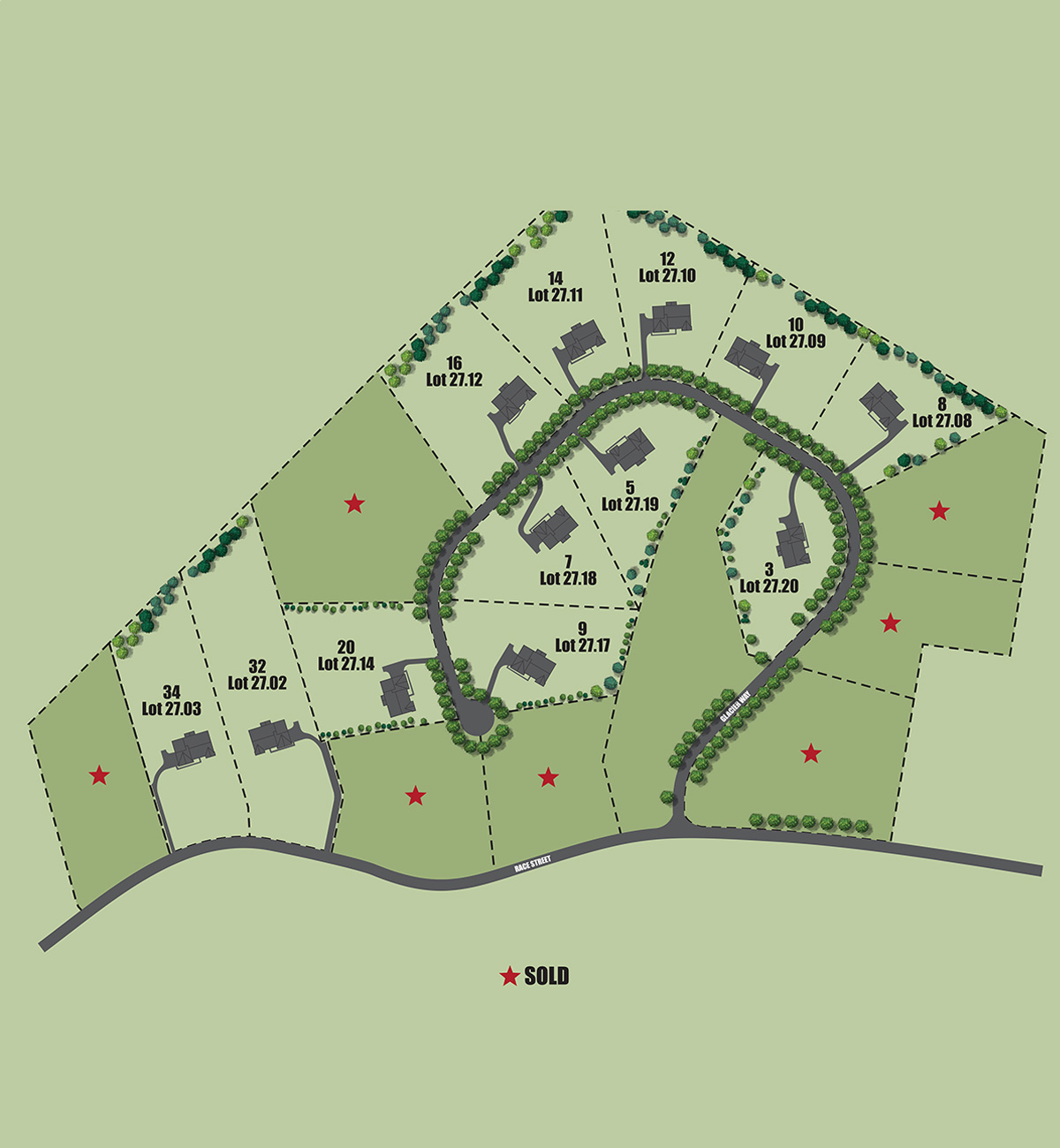 The Estates at Hunterdon Hills site plan